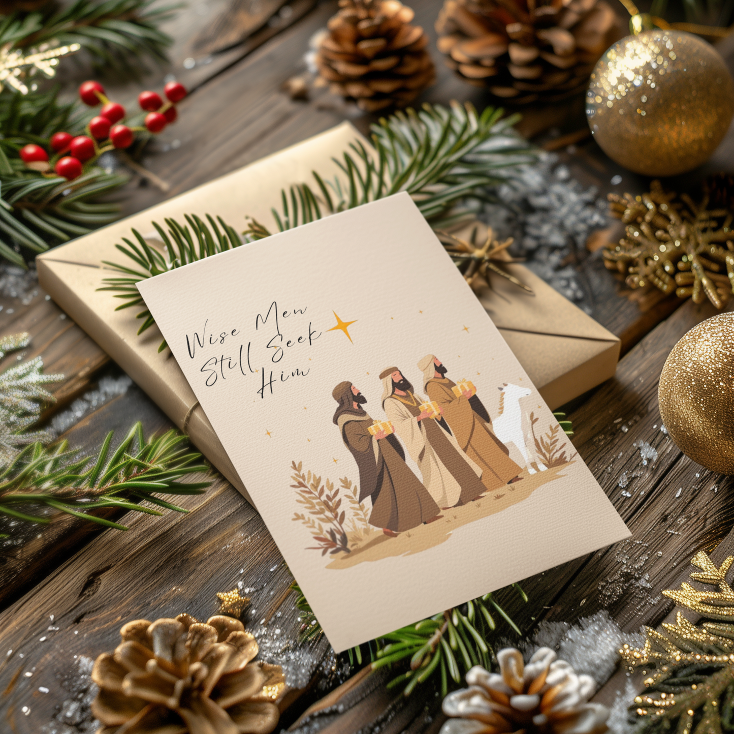 Christmas Greeting Cards, Wise Men Still Seek Him, Religious Christian Christmas, Christmas Cards, Holiday Cards