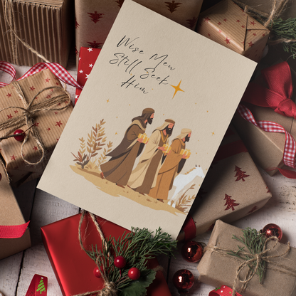 Christmas Greeting Cards, Wise Men Still Seek Him, Religious Christian Christmas, Christmas Cards, Holiday Cards