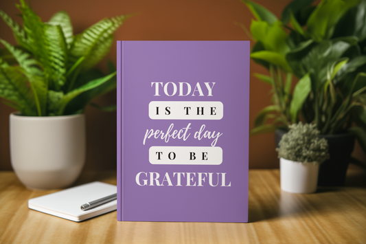 Today is the Perfect Day to be Grateful Christian Ruled Journal Notebook