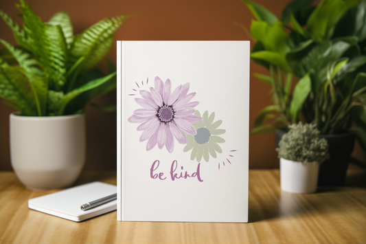 Be Kind Christian Lined Journal for Church Notebook with Bible Verse Journaling Book